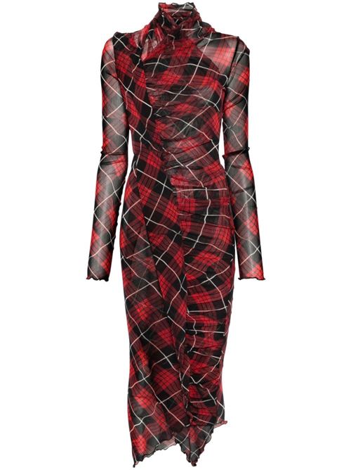 Tartan midi dress JEAN PAUL GAULTIER | 2431FRO230T568300001